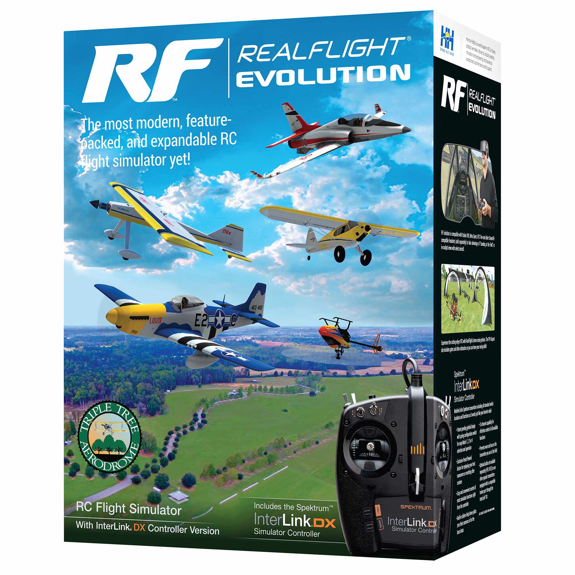 RealFlight Evolution RC Flight Simulator with InterLink DX 